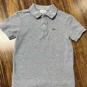 Lacoste Kids Polo Shirt in Heather Gray